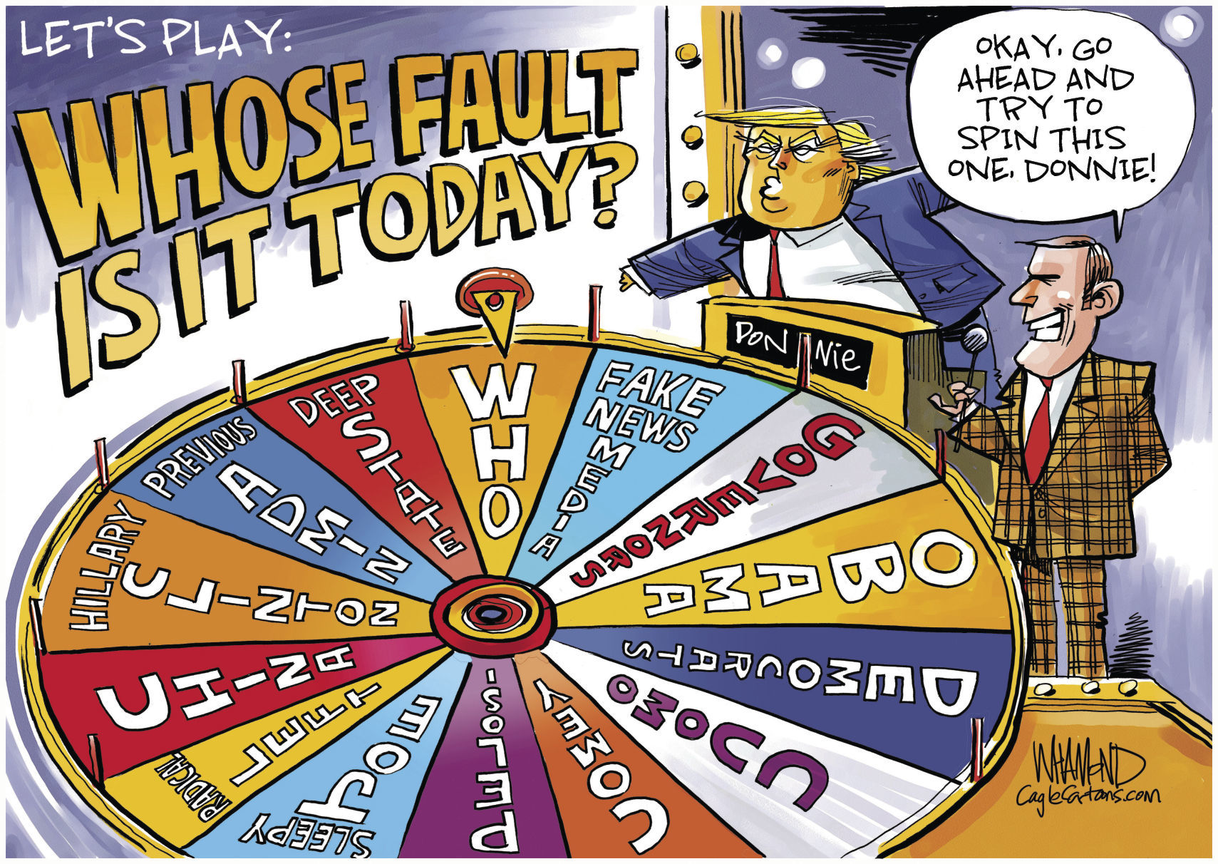 Let's play 'Whose fault is it today?'